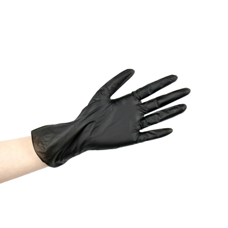 Приготовление безопасных белых защитных одноразовых перчаток